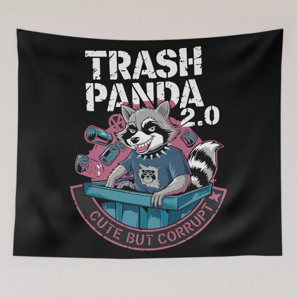 Item preview, Trash Panda 2.0 Raccoon in Dumpster – Cute But Corrupt designed and sold by WildlifeInc.
