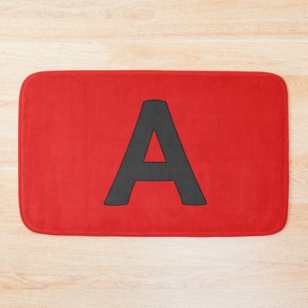 Item preview, letter a black designed and sold by ZiphGames.