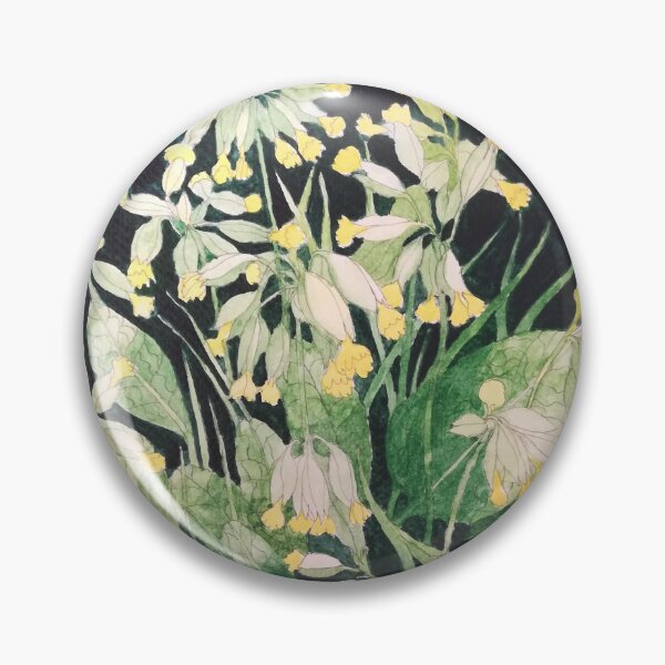 Item preview, Cowslips watercolour painting artwork  designed and sold by esvb.