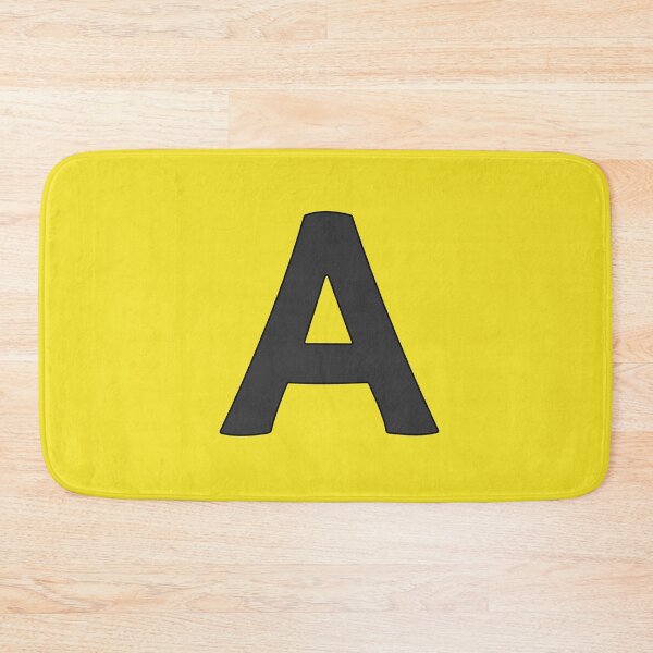 Item preview, letter a black designed and sold by ZiphGames.