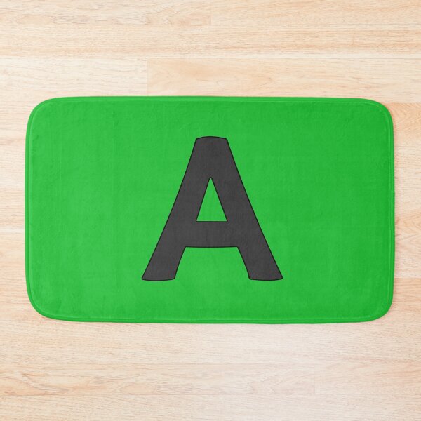 Item preview, letter a black designed and sold by ZiphGames.