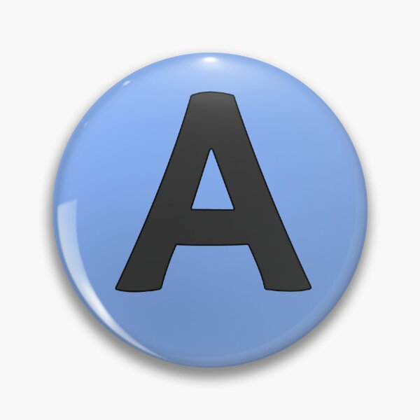 Item preview, letter a black designed and sold by ZiphGames.