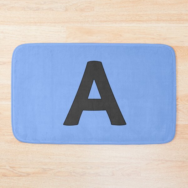 Item preview, letter a black designed and sold by ZiphGames.