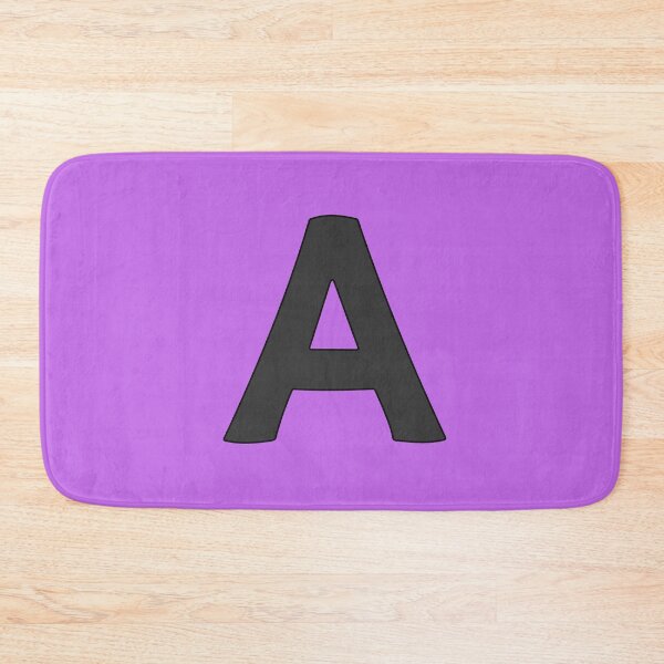 Item preview, letter a black designed and sold by ZiphGames.