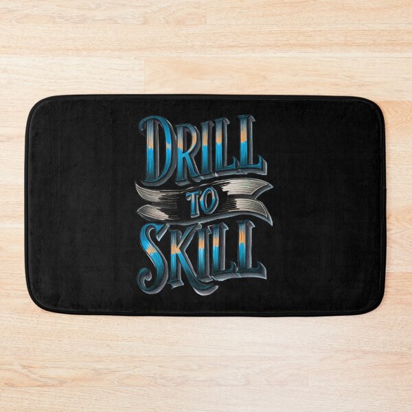 Item preview, Drill to Skill – Artistic Power Tool Design for Makers & Builders designed and sold by Design_Your_Day.
