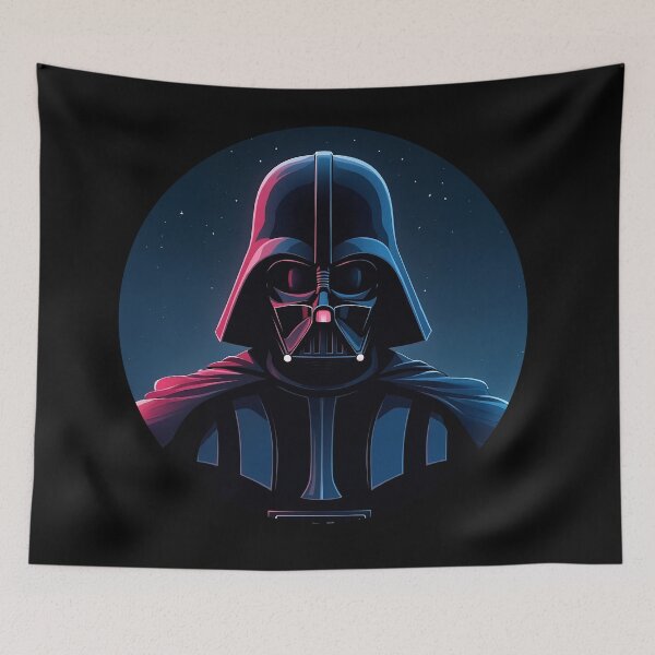 Artikelvorschau, Darth Vader – Sci-Fi-Bösewicht-Vektorporträt entworfen und verkauft von abelyastudio.