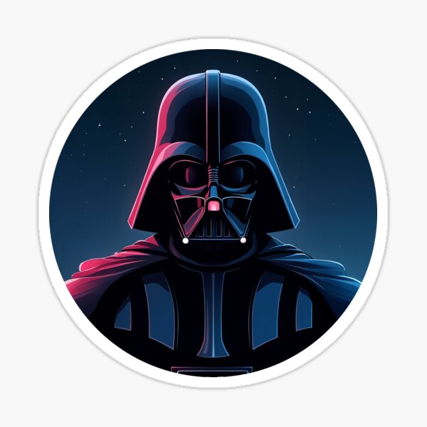 Item preview, Dark Vador – Portrait vectoriel de méchant de science-fiction designed and sold by abelyastudio.