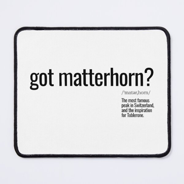 Item preview, got matterhorn? designed and sold by nature. electrified..