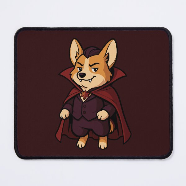 Item preview, Corgi von Strahd – Barovian Vampire Pup designed and sold by BarkandStick.