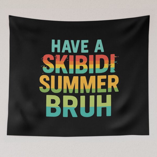 Item preview, Have a Skibidi Summer Bruh designed and sold by Zeemazoo.