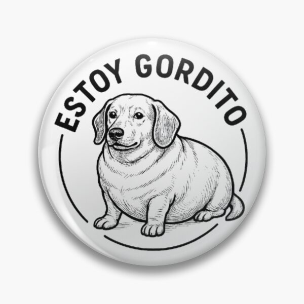 Artikelvorschau, Molliger Hund sagt „Estoy Gordito“ entworfen und verkauft von PixeInk.