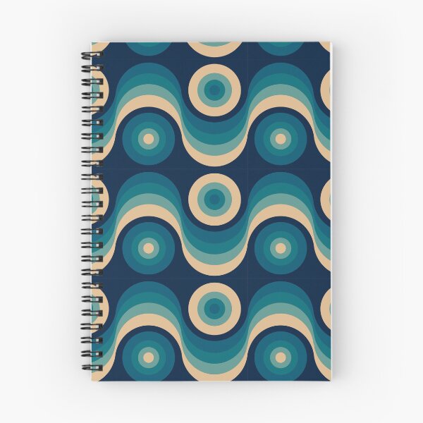 Item preview, Groovy 70's pattern: Blue Wave designed and sold by muskitt.