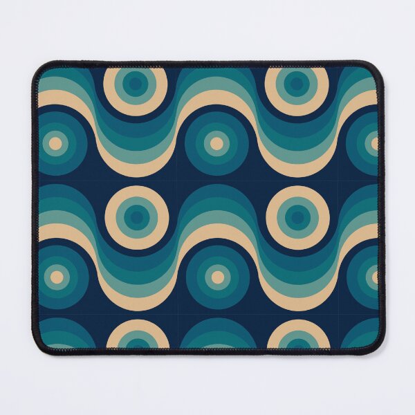 Item preview, Groovy 70's pattern: Blue Wave designed and sold by muskitt.