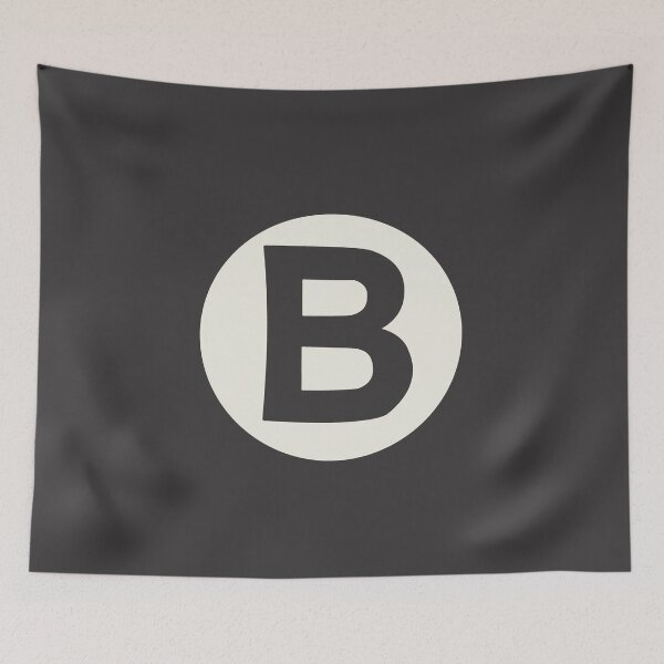 Item preview, letter b black designed and sold by ZiphGames.