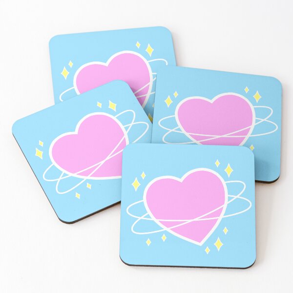 Item preview, Heart Planet - Pink & White designed and sold by TheeForestFox Shop.