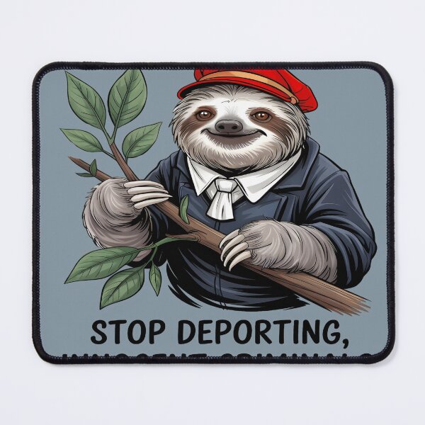 Item preview, quote & quote immigration halt designed and sold by Mudikeys.