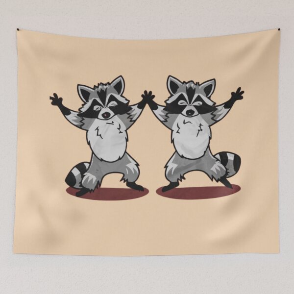 Item preview, Dancing Raccoons designed and sold by 123ks.