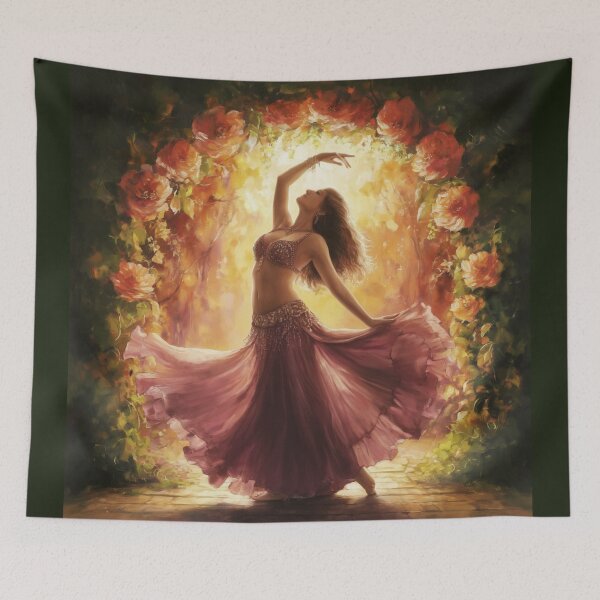 Item preview, The Blooming Belly dancer  designed and sold by Ink And Inspire.