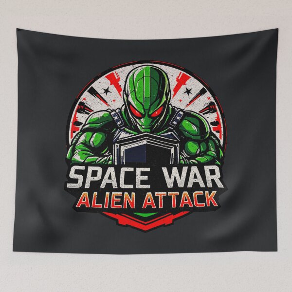 Item preview, Space War: Alien Attack – Tactical Invasion Force Art designed and sold by SteadyRolling.