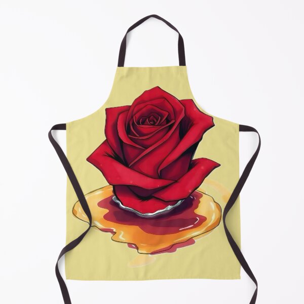 Item preview, A red rose floating on liquid gold and silver designed and sold by Art by Dannalynn.