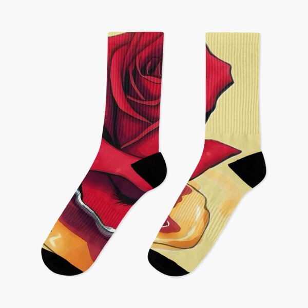 Item preview, A red rose floating on liquid gold and silver designed and sold by Art by Dannalynn.