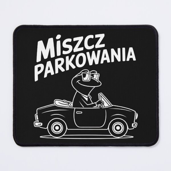 Item preview, Miszcz Parkowania (Mistrz) Funny Frog Polish Driver designed and sold by Anniko Art Studio.