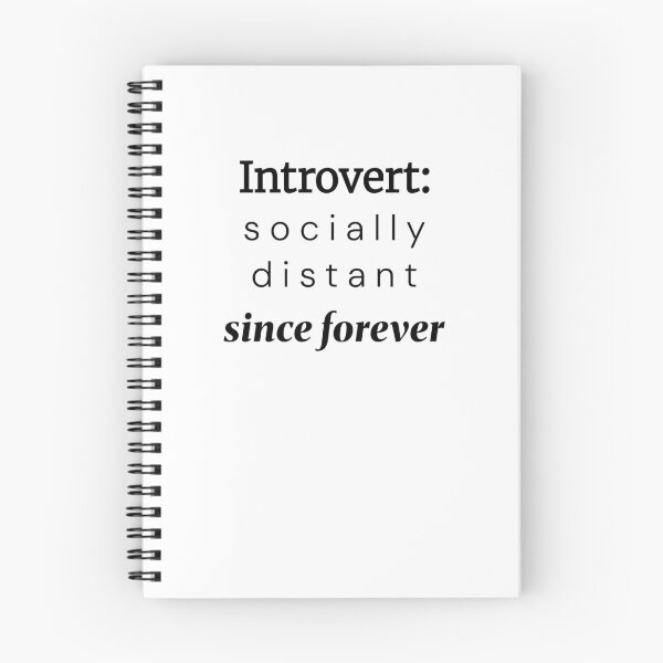 Item preview, Introvert – Socially Distant Since Forever (Funny Quote) designed and sold by VirginieSan.
