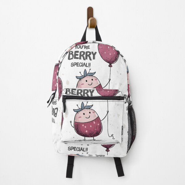 Item preview, You’re Berry Special!! – A Sweet Pink Pick-Me-Up with Balloons and Big Smiles designed and sold by FUNqoosh.