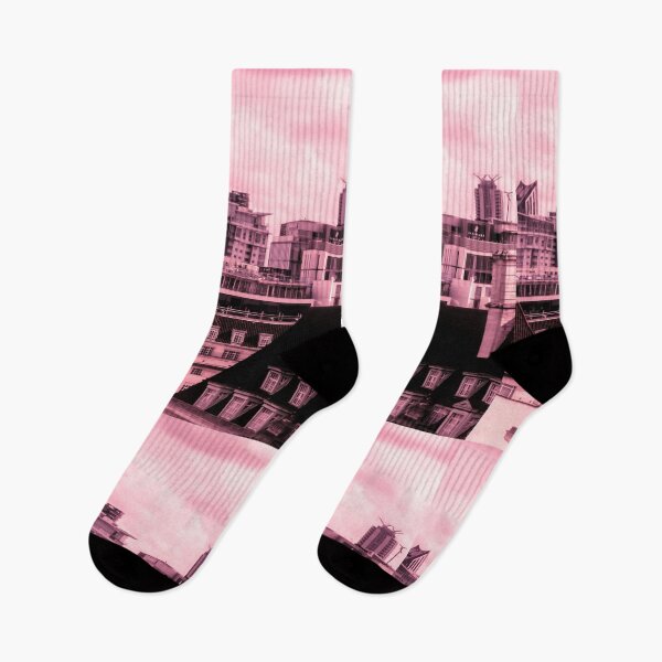 Item preview, Pink Buildings designed and sold by SparkedDesigns.