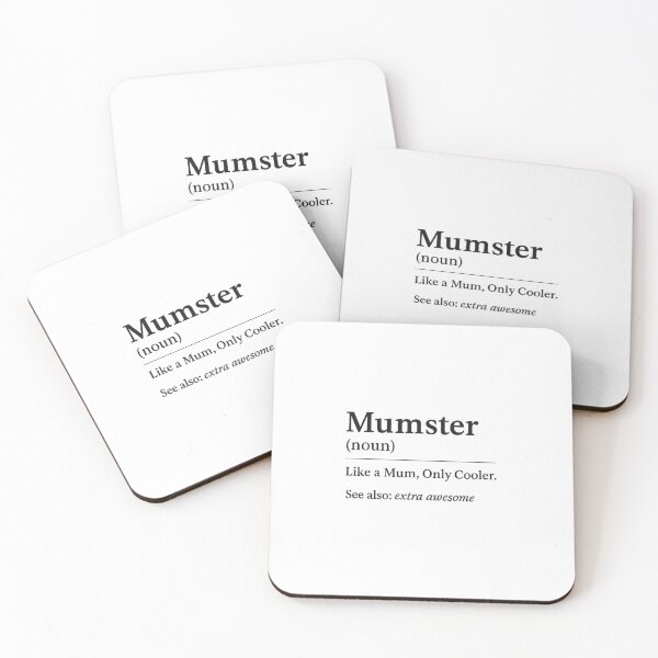 Item preview, Mumster Definition – Funny Cool Mum Quote | Minimalist Typography Tee designed and sold by DJCApparel.