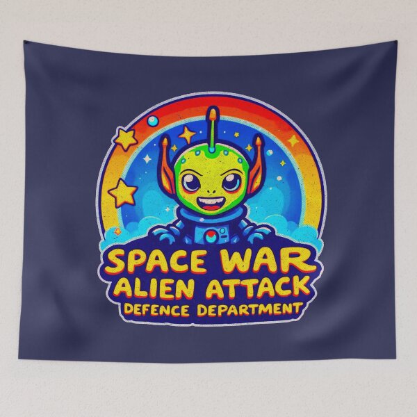 Item preview, Space War – Alien Attack Defence Department designed and sold by SteadyRolling.