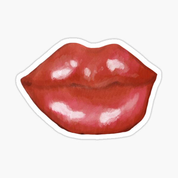 Item preview, Shiny Red Lips designed and sold by Kathleen Bruce.