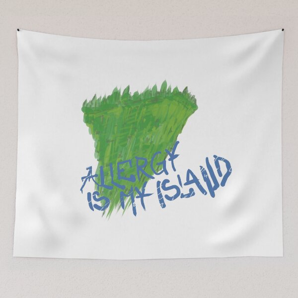 Item preview, Allergy is my island  designed and sold by GregorProjector.