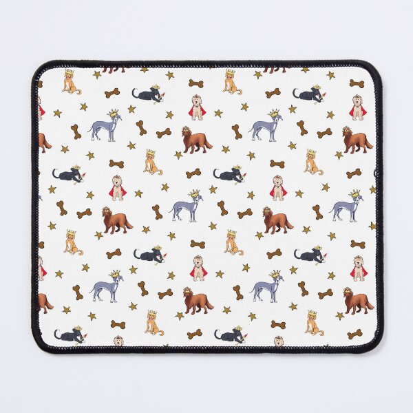 Item preview, Royal King Dog Pattern with Crowns, Stars and Bones designed and sold by Katherine Mills .