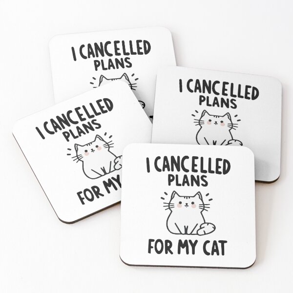 Item preview, I Cancelled Plans for My Cat – Funny Cat Excuse Shirt designed and sold by denissmartin2020 ..