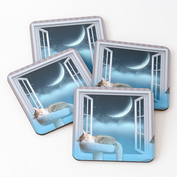 Item preview, Dreamy Cat Naps designed and sold by DigitalShoppeIL.