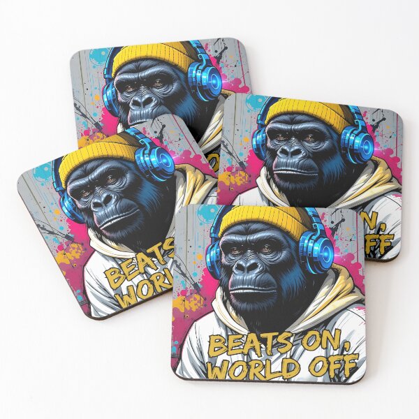 Item preview, Cool Gorilla Street Art designed and sold by Dino-Lune.