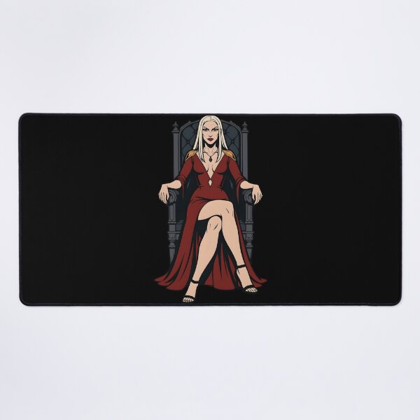 Aperçu de l'œuvre Castlevania Netflix Fanart – Carmilla Gothic Queen Vector Art | Design d'autocollants d'anime sombre créée et vendue par WAUZ.
