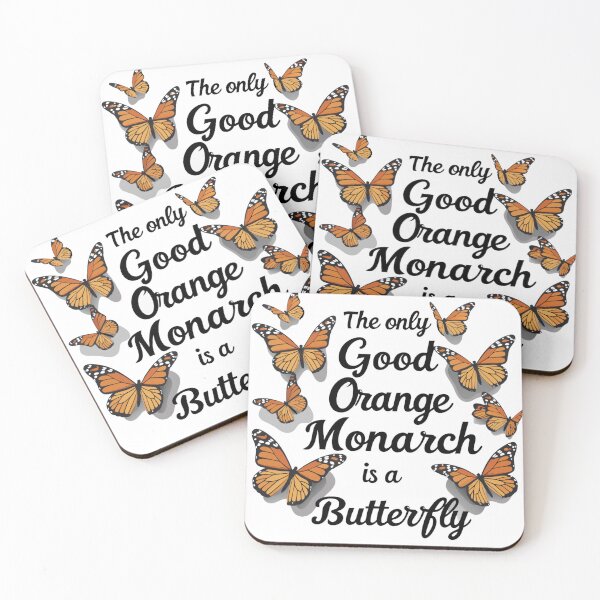 Item preview, The Only Good Orange Monarch is a Butterfly T-Shirt,Orange Monarch Butterfly Pun Shirt,Satirical Orange Monarch Shirt designed and sold by AMRIEL01.
