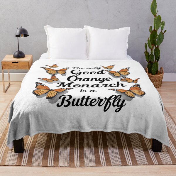 Item preview, The Only Good Orange Monarch is a Butterfly T-Shirt,Orange Monarch Butterfly Pun Shirt,Satirical Orange Monarch Shirt designed and sold by AMRIEL01.