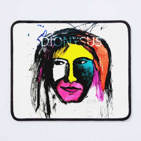 Item preview, Dionysus color ink pop art portrait designed and sold by kanakeen.