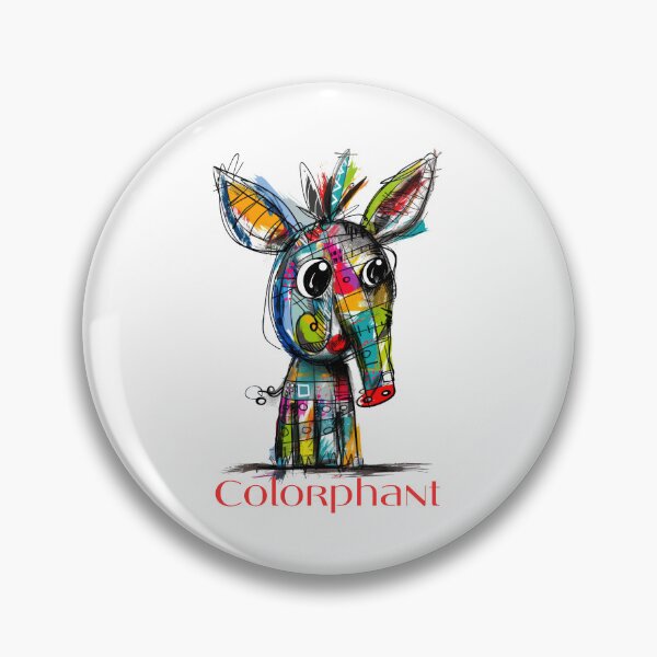 Item preview, Colorphant – Colorful Elephant | Funny animal design with style & joy of color designed and sold by KolbaVison.