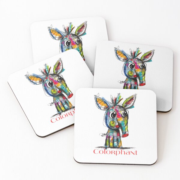 Item preview, Colorphant – Colorful Elephant | Funny animal design with style & joy of color designed and sold by KolbaVison.