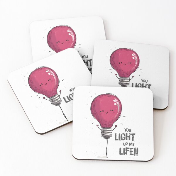 Item preview, You Light Up My Life!! A Glowing Little Lightbulb of Positivity, Love & Electric Charm designed and sold by FUNqoosh.