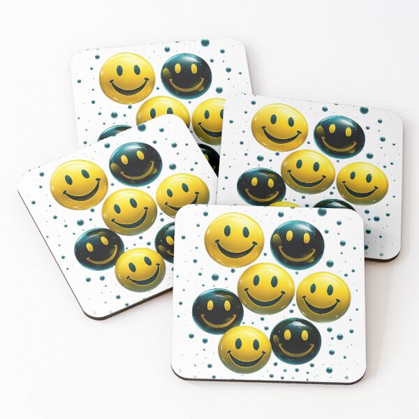 Item preview, "Joyful Depths – Smiley Balloons Rising Through Light" designed and sold by SoulPrints by Beata.