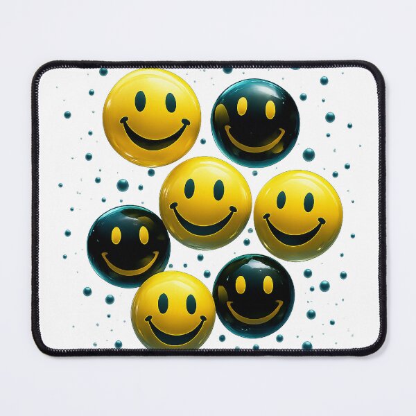 Item preview, "Joyful Depths – Smiley Balloons Rising Through Light" designed and sold by SoulPrints by Beata.