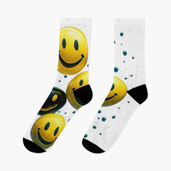 Item preview, "Joyful Depths – Smiley Balloons Rising Through Light" designed and sold by SoulPrints by Beata.