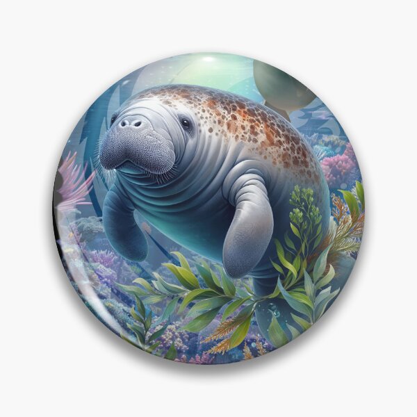 Item preview, Manatees designed and sold by Karen Wood.