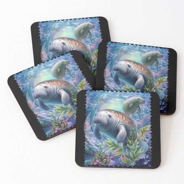 Item preview, Manatees designed and sold by Karen Wood.