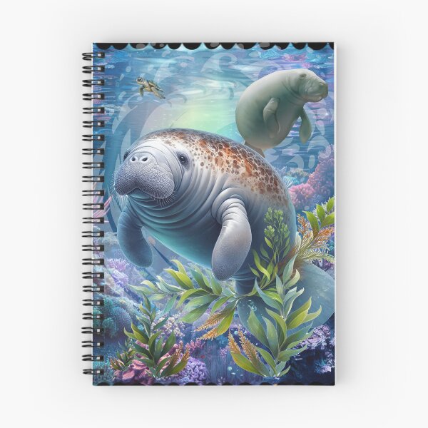 Item preview, Manatees designed and sold by Karen Wood.
